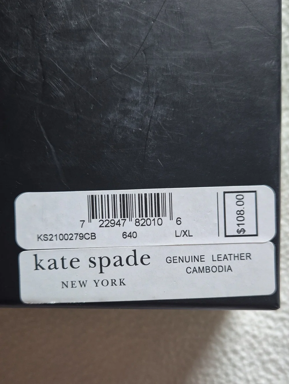 Kate Spade New York Leather Bow Belt Bag Color Red L/XL in BOX